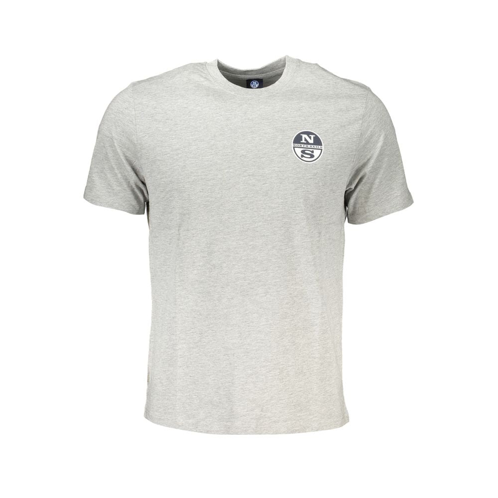 North Sails Grigio Cotton Men's T-Shirt - Luxe Nova