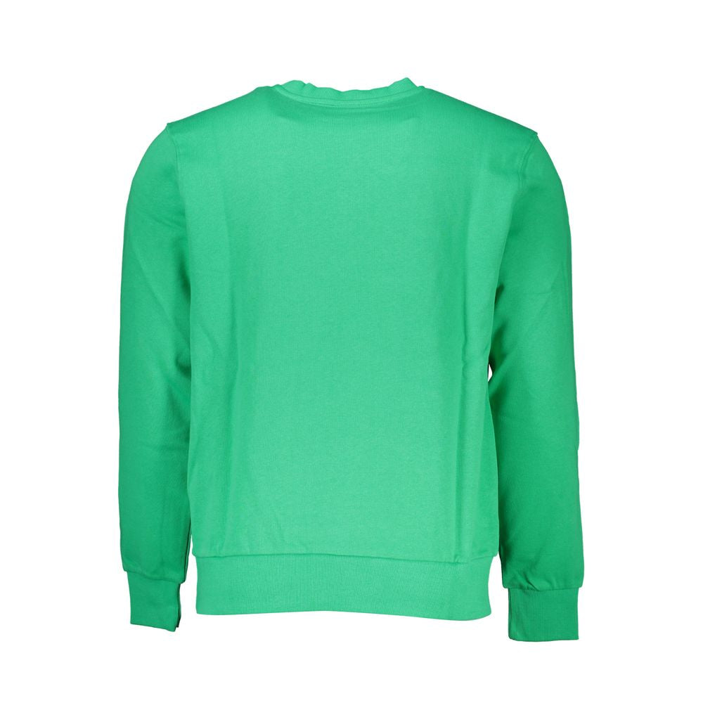 North Sails Green Cotton Men Sweater - Luxe Nova