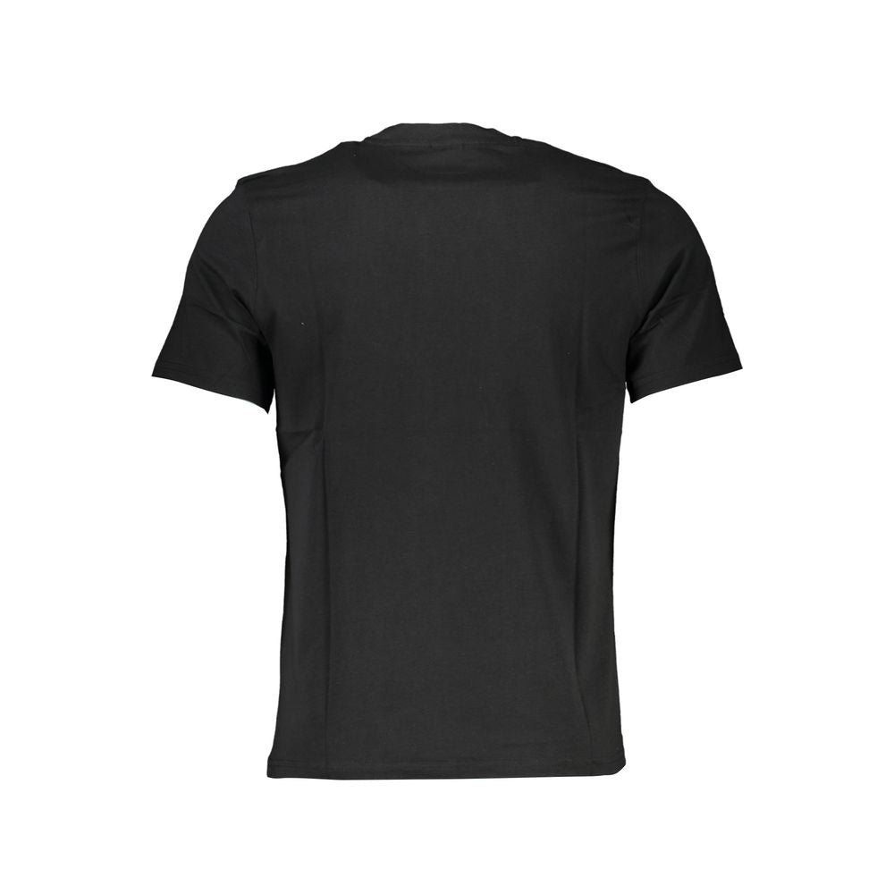 North Sails Black Cotton Men T-Shirt - Luxe Nova