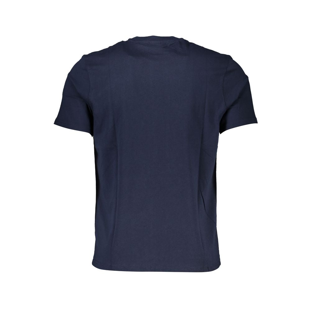 North Sails Blu Cotton Men T-Shirt - Luxe Nova
