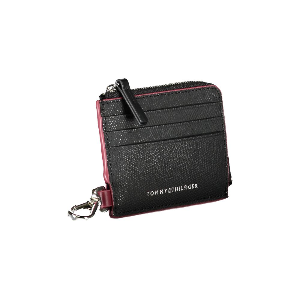 Tommy Hilfiger Black Leather Men Wallet Holder - Luxe Nova