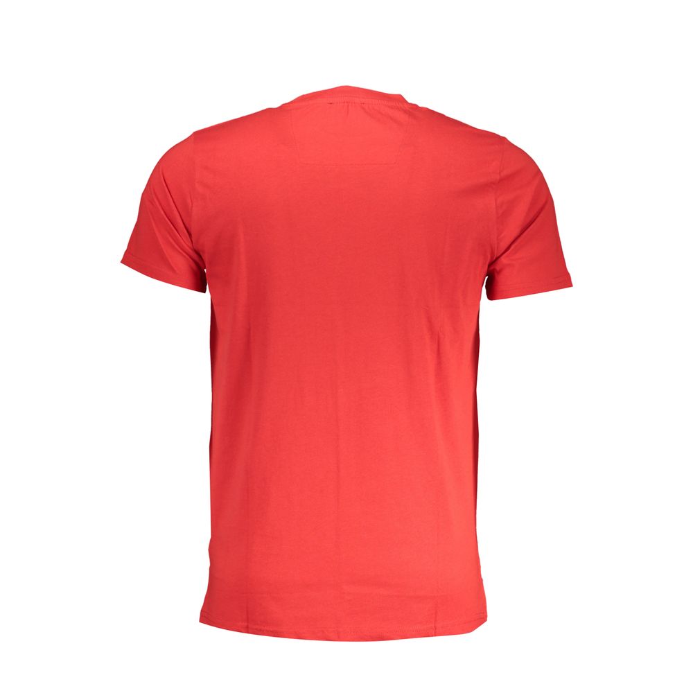 Cavalli Class Red Cotton Men T-Shirt - Luxe Nova
