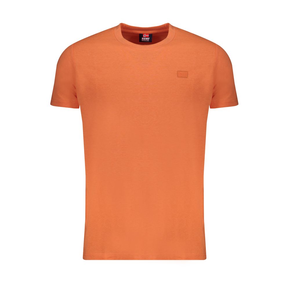 Norway 1963 Arancione Cotton Men T-Shirt - Luxe Nova