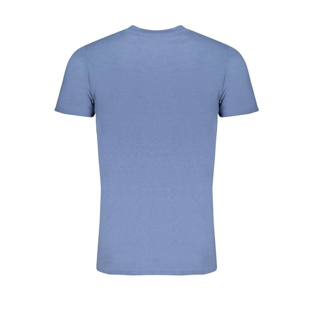 Norway 1963 Blu Cotton Men T-Shirt - Luxe Nova
