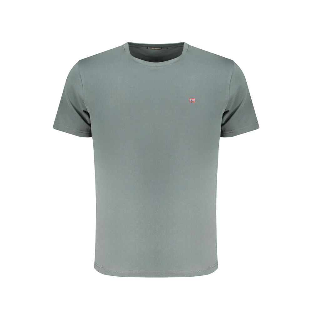 Napapijri Verde Cotton Men T-Shirt