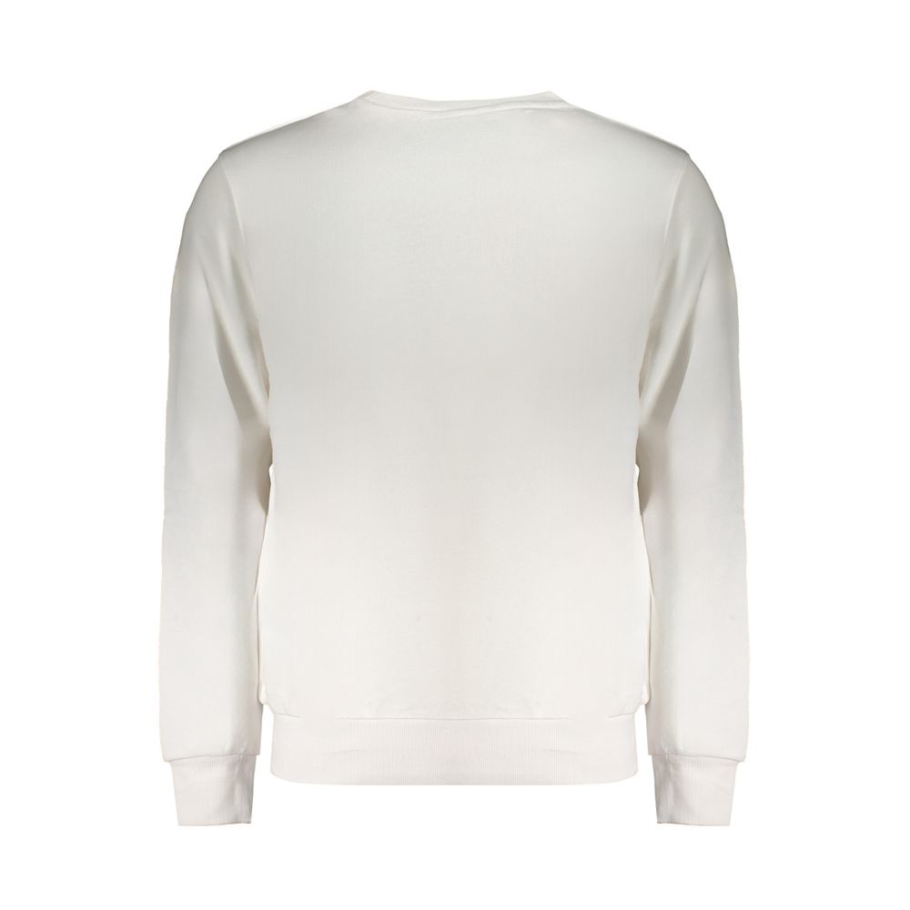 North Sails White Cotton Men Sweatshirt - Luxe Nova