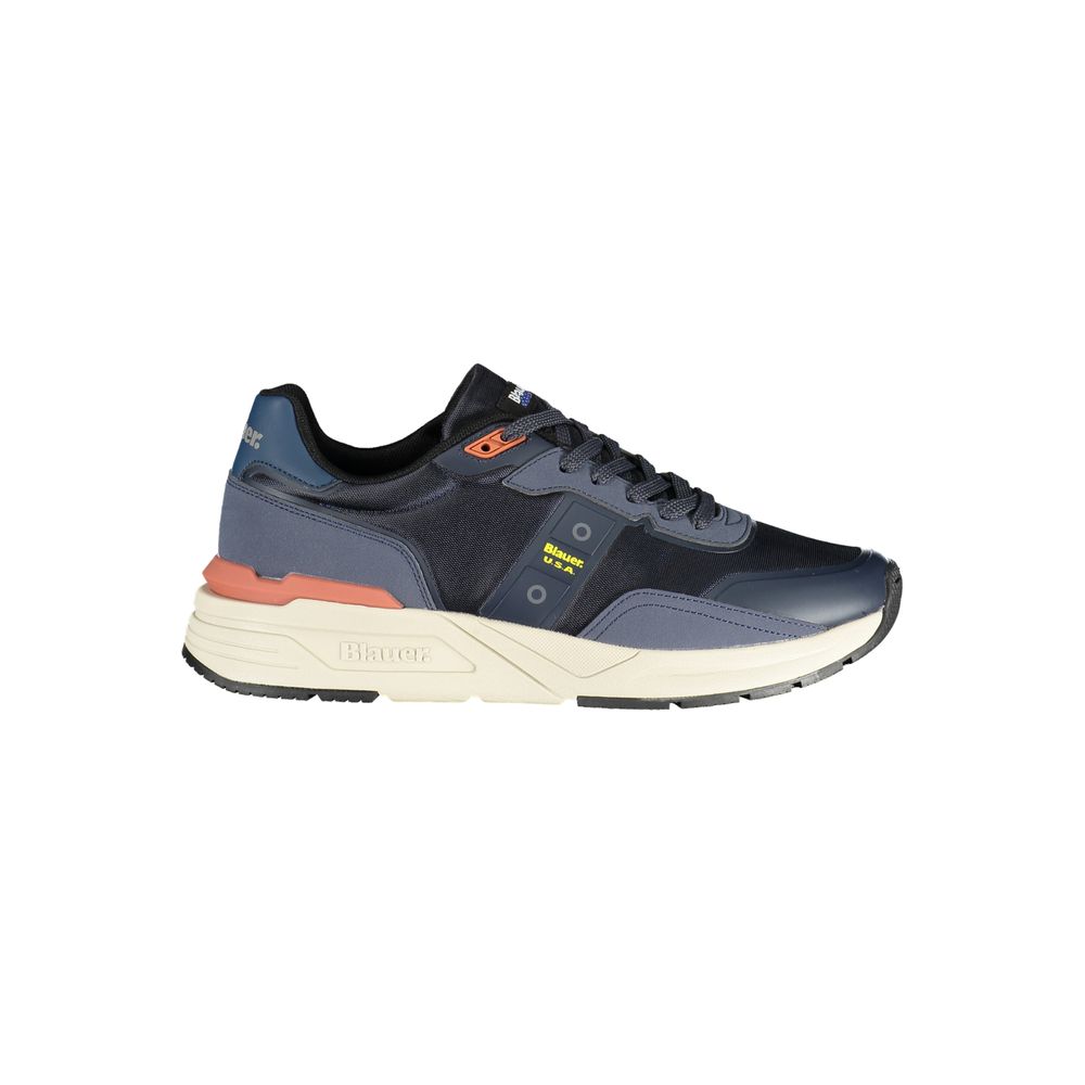 Blauer Blue Polyurethane Men Sneaker - Luxe Nova