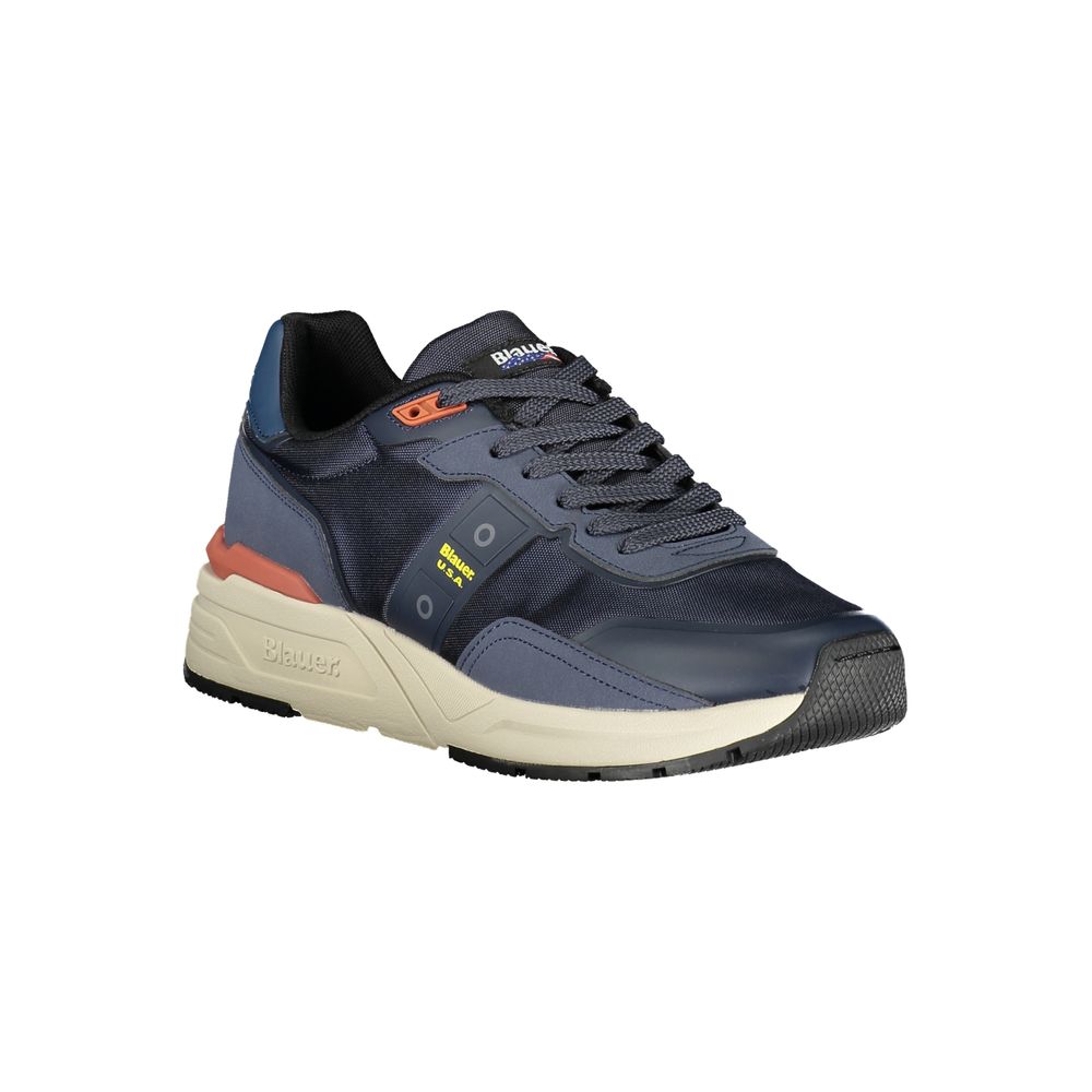 Blauer Blue Polyurethane Men Sneaker - Luxe Nova
