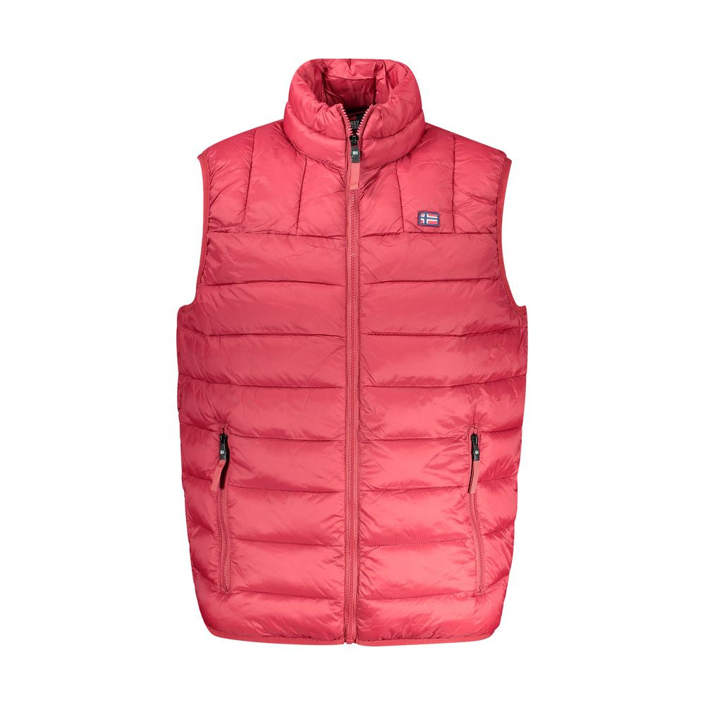 Norway 1963 Rosso Polyamide Men's Vest - Luxe Nova
