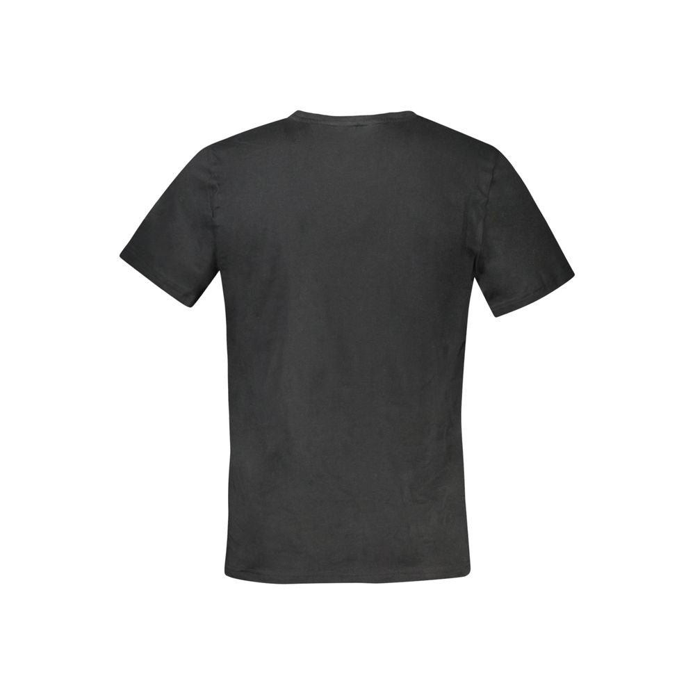 Tommy Hilfiger Black Cotton Men's T-Shirt - Luxe Nova
