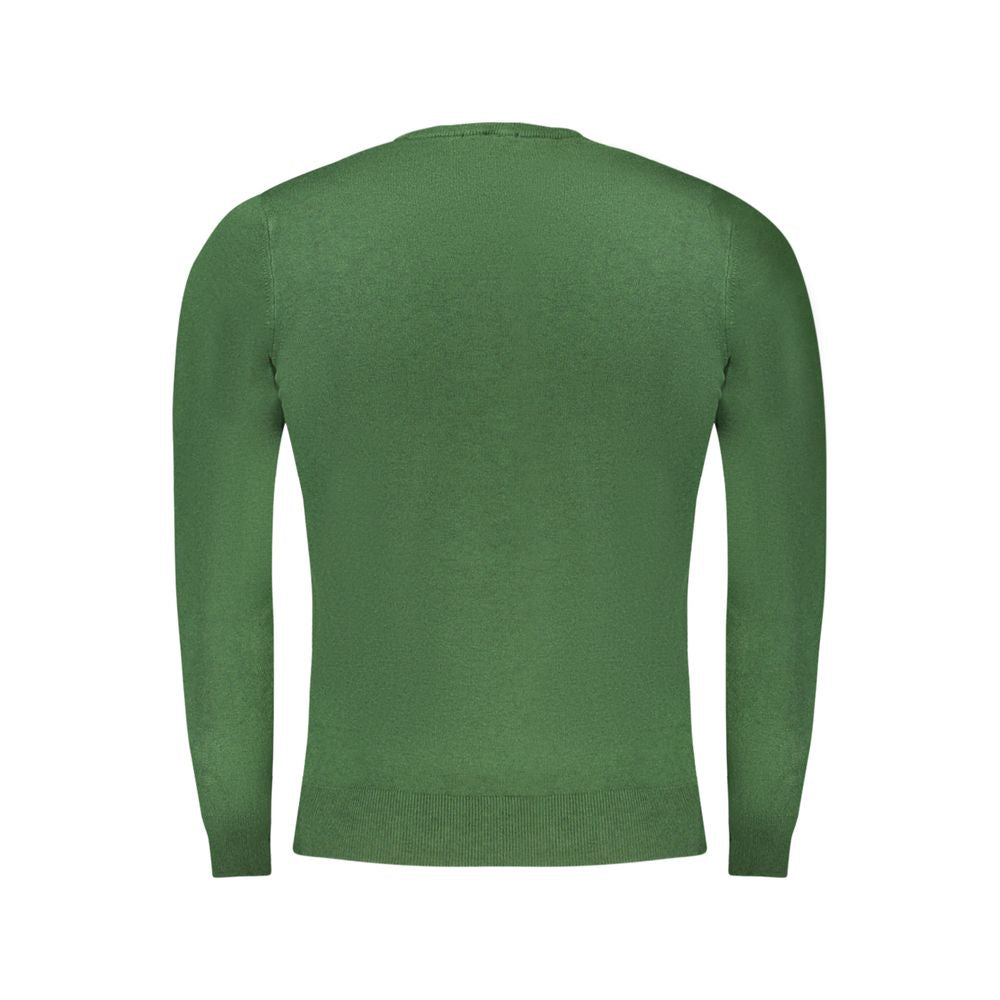 Cavalli Class Verde Viscose Men Sweater - Luxe Nova