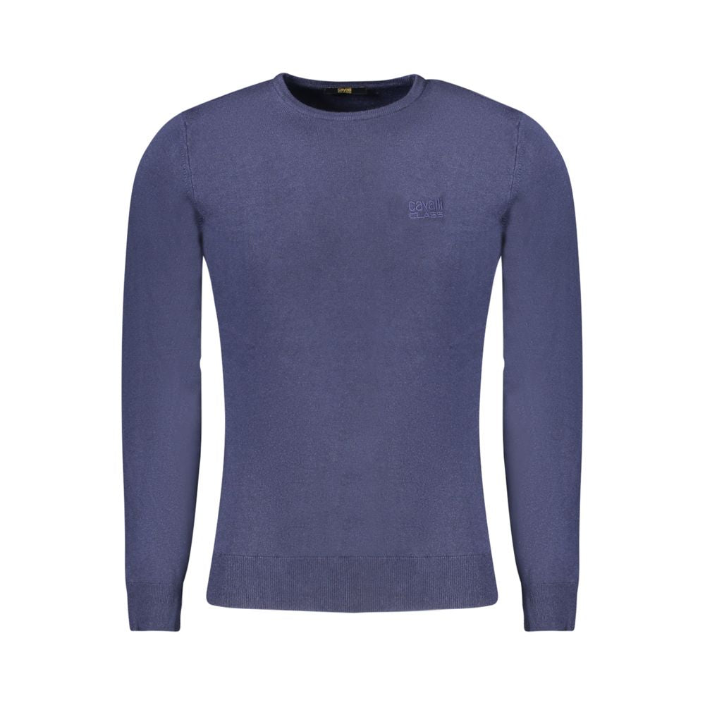 Cavalli Class Blu Viscosa Men Sweater - Luxe Nova