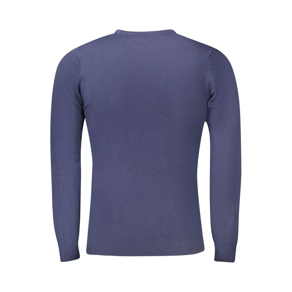 Cavalli Class Blu Viscosa Men Sweater - Luxe Nova