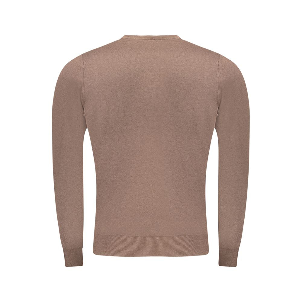 Cavalli Class Marrone Viscose Men's Sweater - Luxe Nova