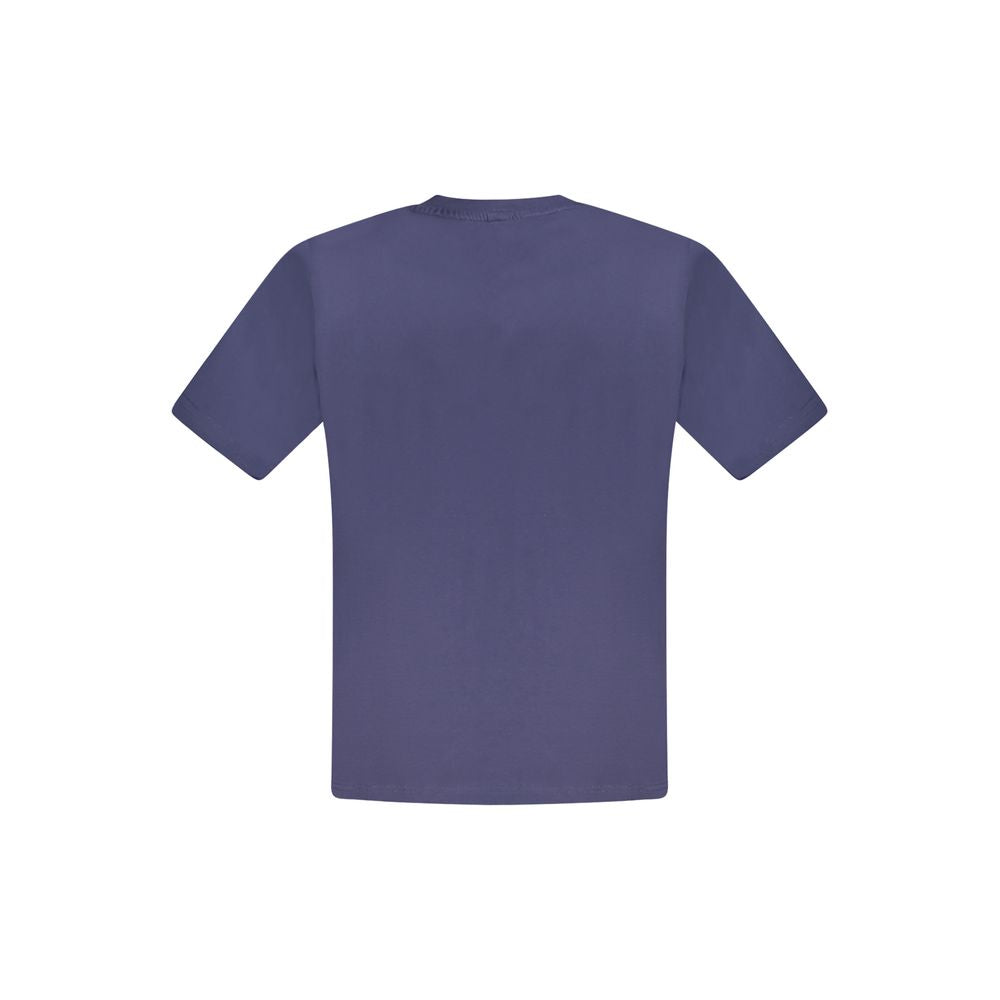 North Sails Blue Cotton Men T-Shirt - Luxe Nova