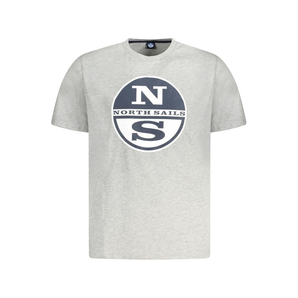 North Sails Grigio Cotton Mens T-Shirt - Luxe Nova
