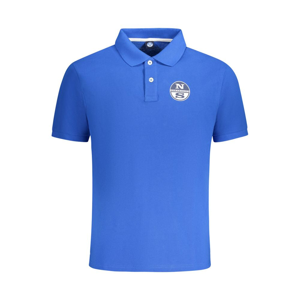 North Sails Blue Cotton Men Polo - Luxe Nova