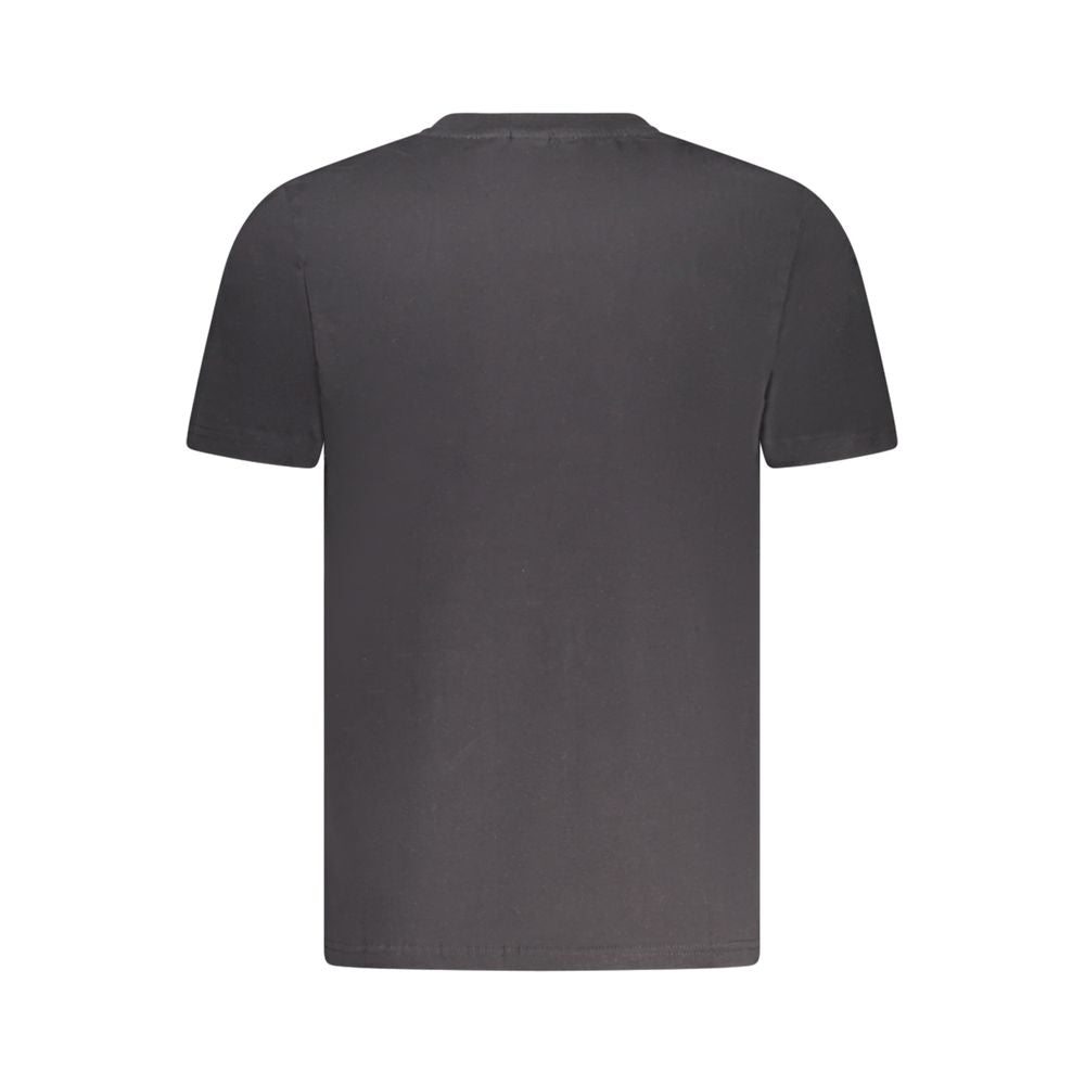 North Sails Black Cotton Men T-Shirt - Luxe Nova