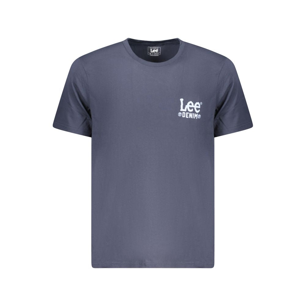 Lee Blu Cotton Men T-Shirt - Luxe Nova