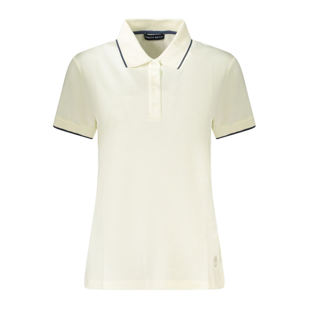 North Sails White Modal Women Polo - Luxe Nova