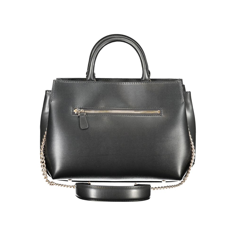 Guess Jeans Black Polyurethane Women's Handbag - Luxe Nova