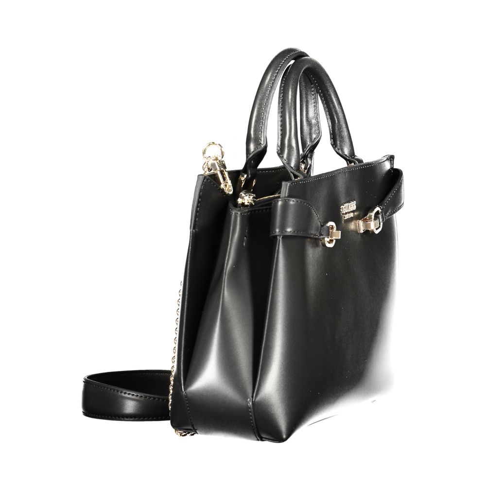 Guess Jeans Black Polyurethane Women's Handbag - Luxe Nova