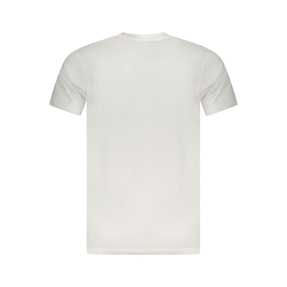 Cavalli Class Bianco Cotton Men T-Shirt - Luxe Nova