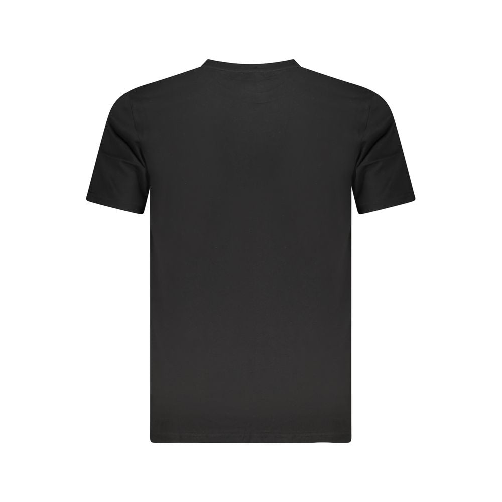 Cavalli Class Black Cotton Men T-Shirt - Luxe Nova