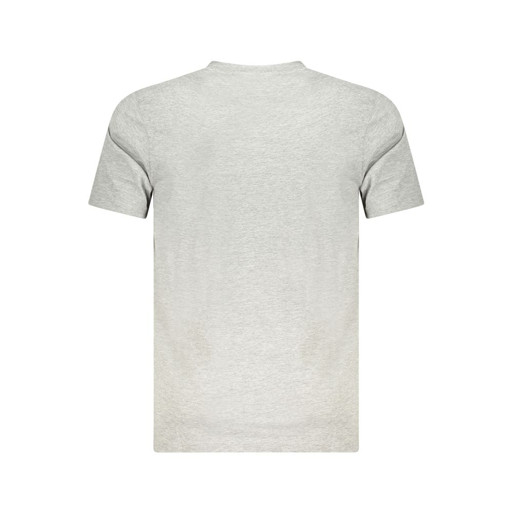 Cavalli Class Grigio Cotton Men T-Shirt - Luxe Nova