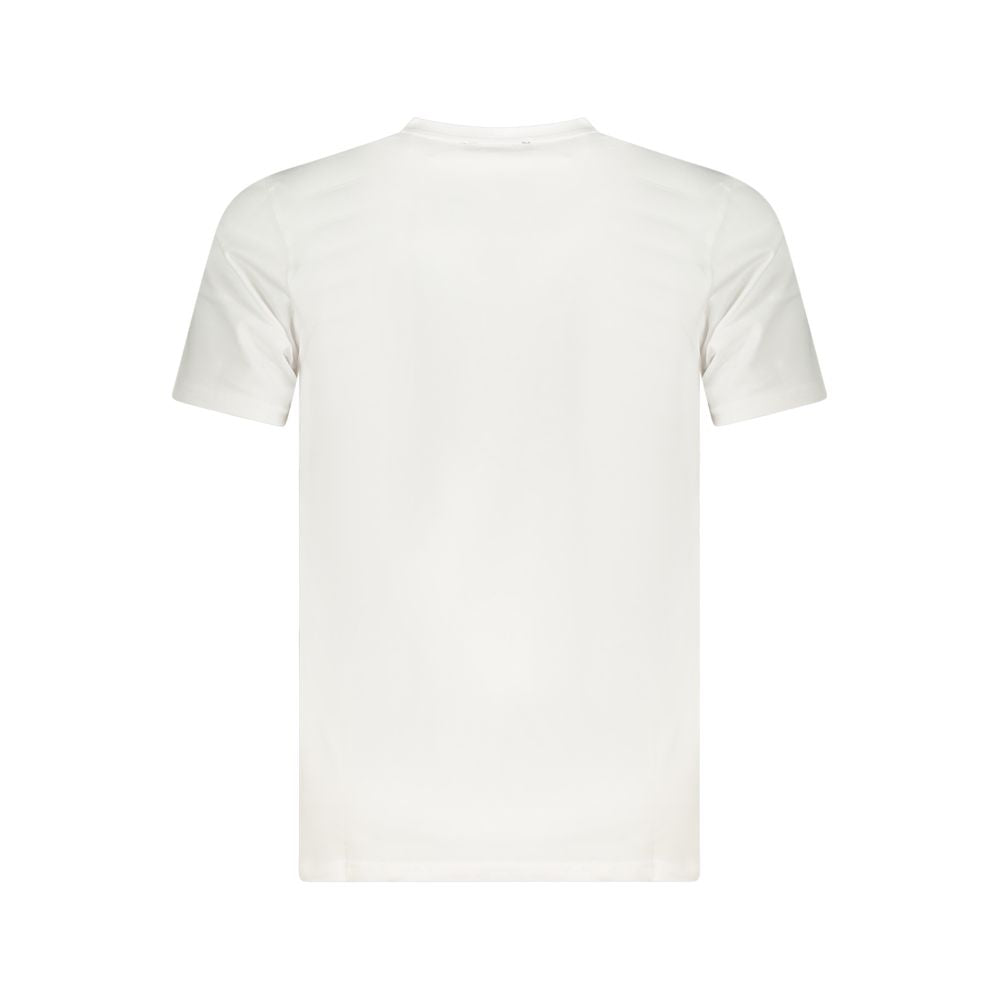 Cavalli Class Bianco Cotton Men T-Shirt - Luxe Nova