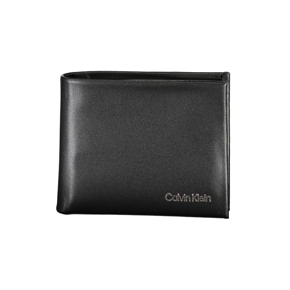 Calvin Klein Black Polyurethane Men Wallet - Luxe Nova