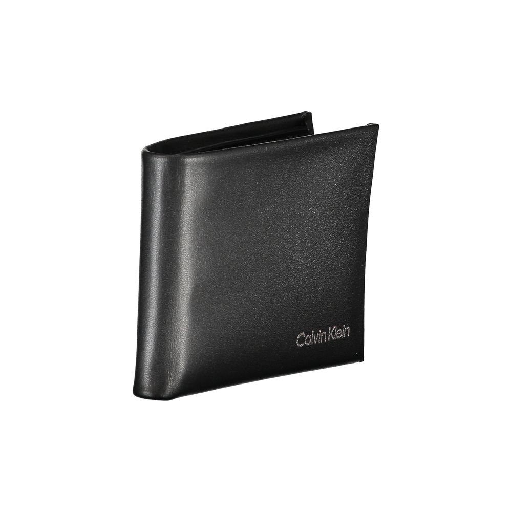 Calvin Klein Black Polyurethane Men Wallet - Luxe Nova