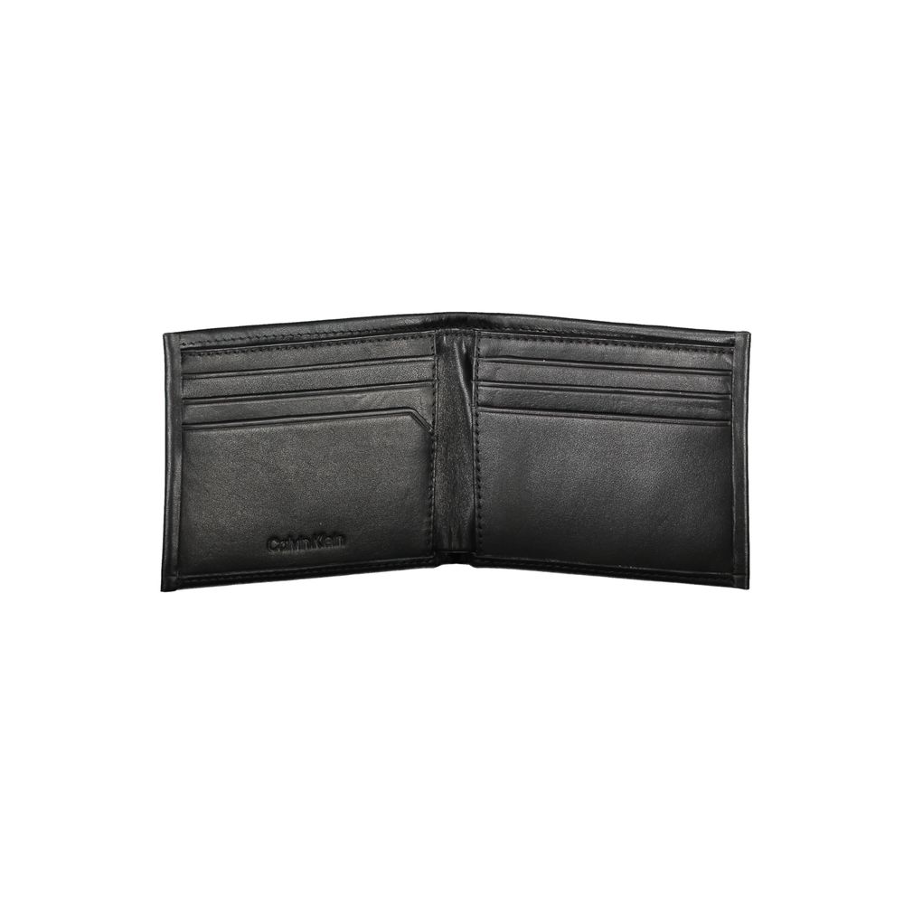 Calvin Klein Black Polyurethane Men Wallet - Luxe Nova