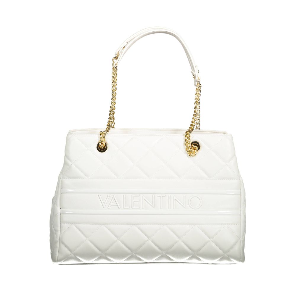 Mario Valentino Bianco Polyurethane Women Shoulder Bag - Luxe Nova