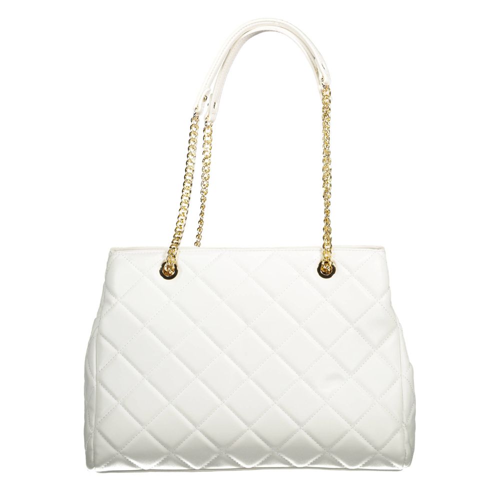Mario Valentino Bianco Polyurethane Women Shoulder Bag - Luxe Nova