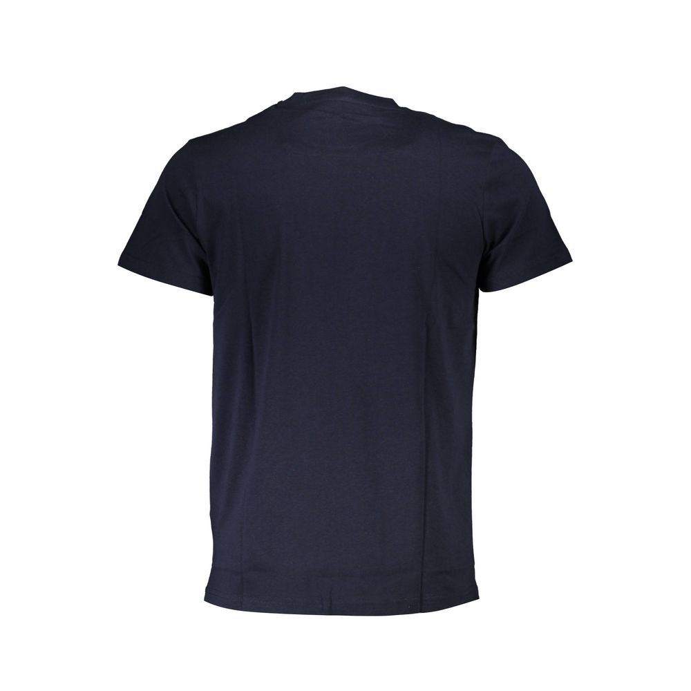 Cavalli Class Blu Cotton Men T-Shirt - Luxe Nova