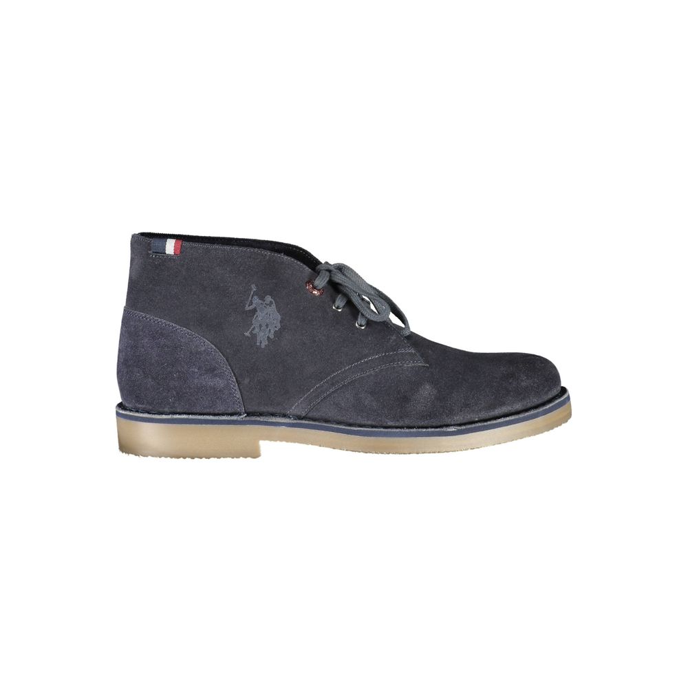 U.S. POLO ASSN. Blue Leather Men's Ankle Boot - Luxe Nova