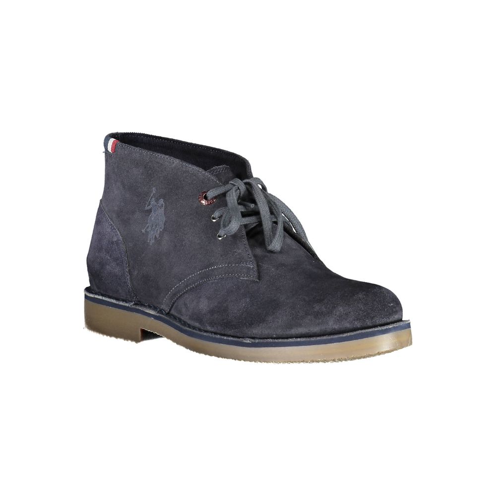 U.S. POLO ASSN. Blue Leather Men's Ankle Boot - Luxe Nova
