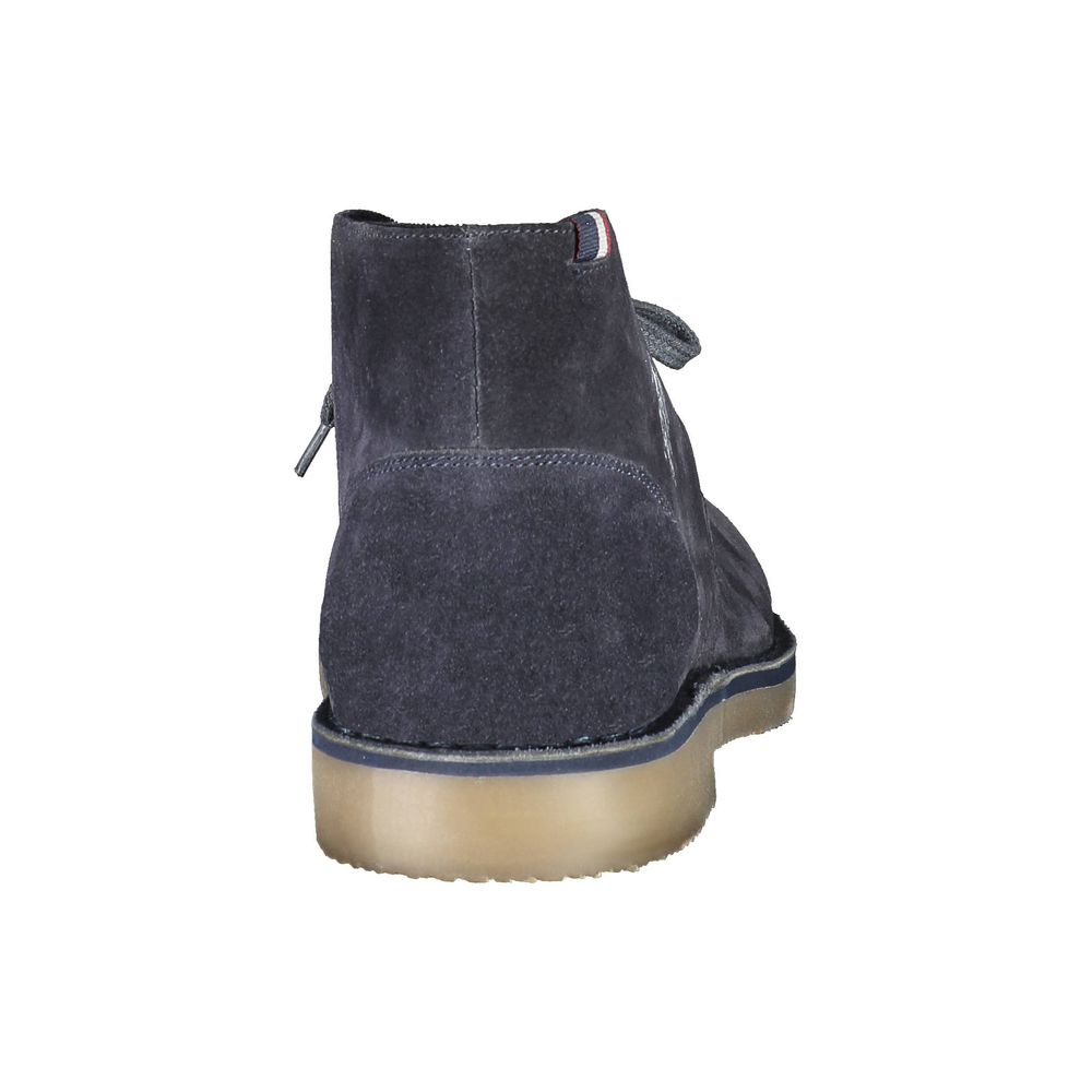 U.S. POLO ASSN. Blue Leather Men's Ankle Boot - Luxe Nova
