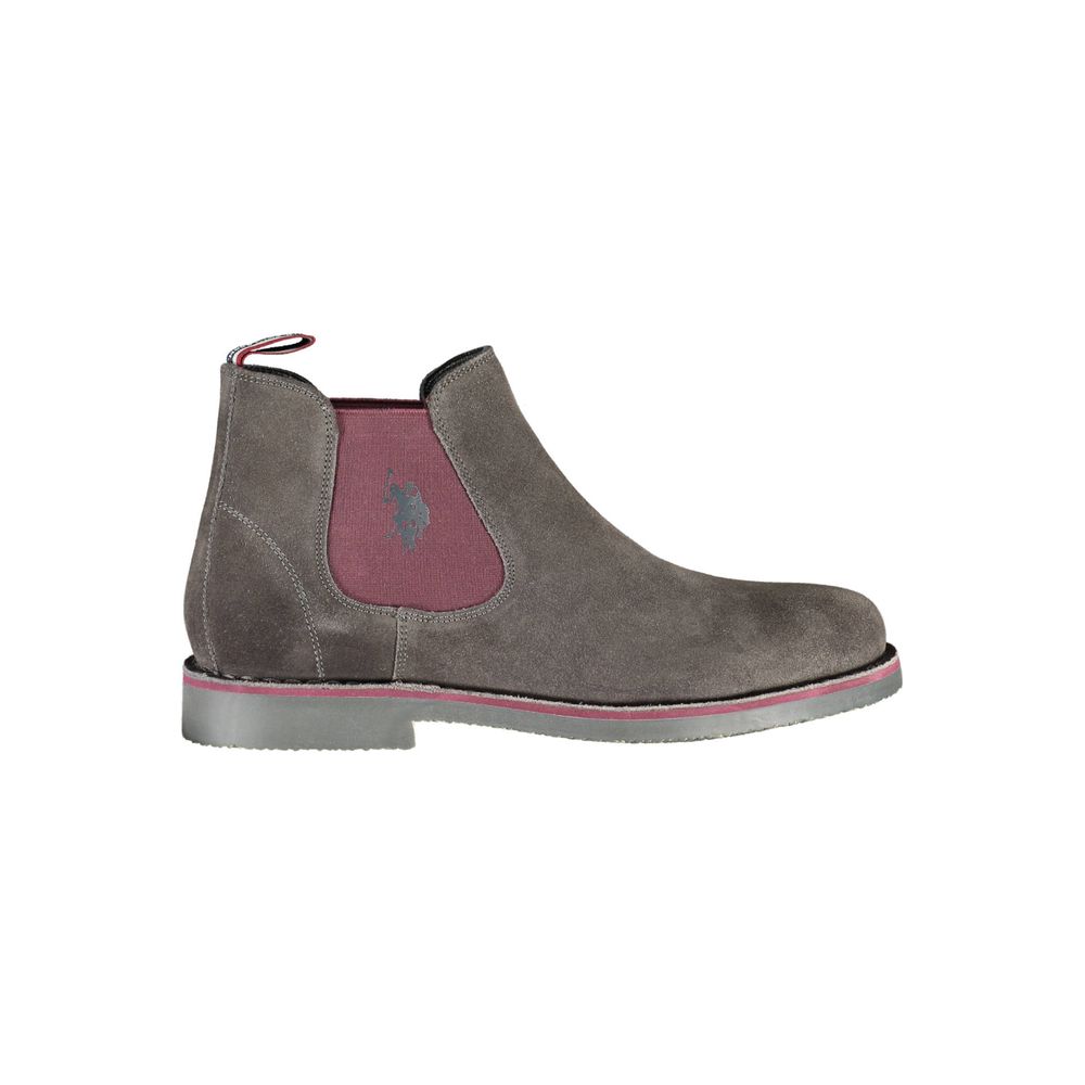 U.S. POLO ASSN. Grigio Leather Men Ankle Boot - Luxe Nova