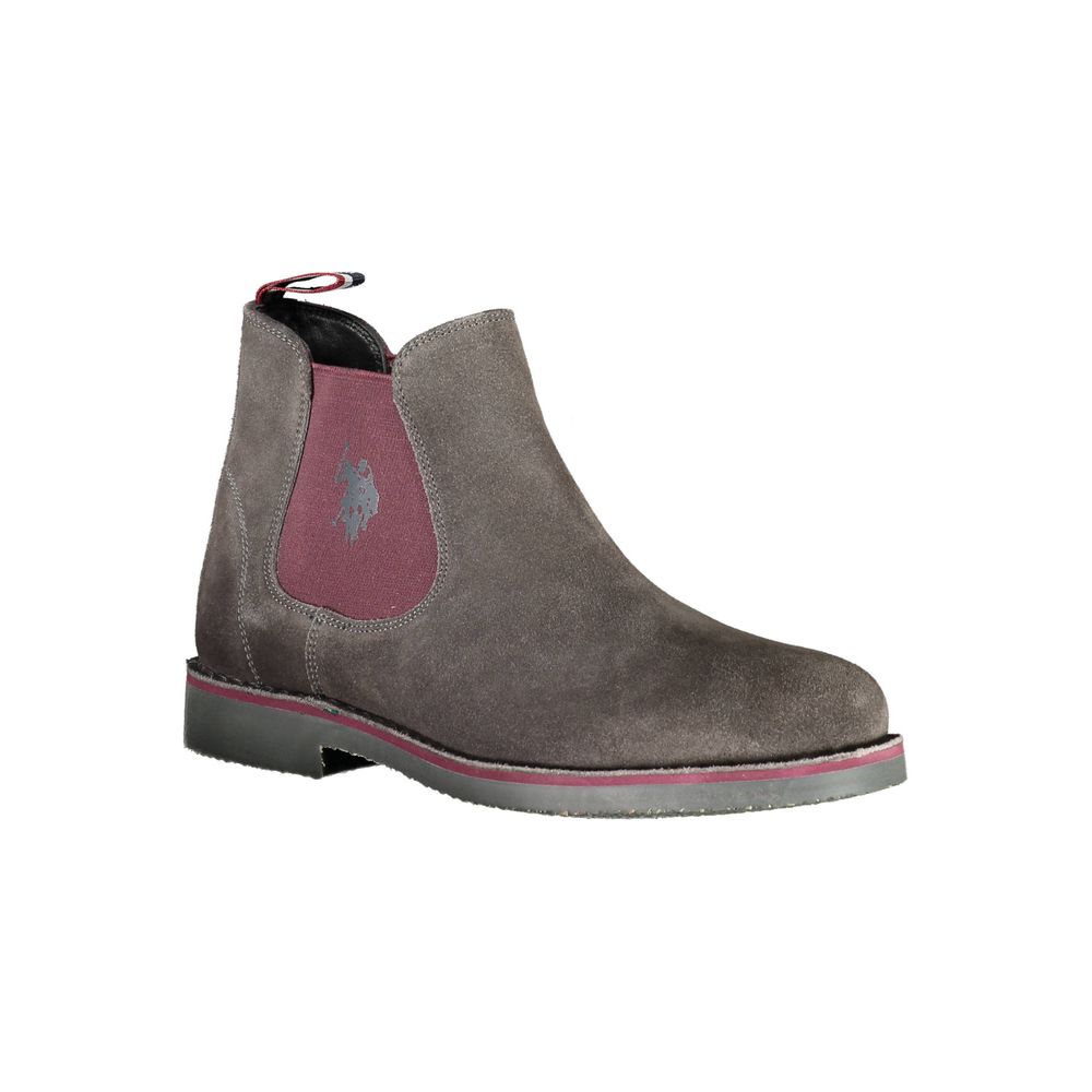 U.S. POLO ASSN. Grigio Leather Men Ankle Boot - Luxe Nova