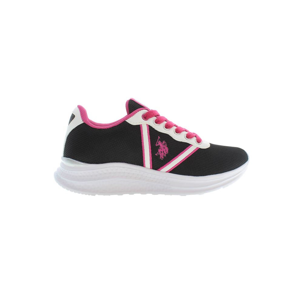 U.S. POLO ASSN. Black Polyester Women Sneaker - Luxe Nova