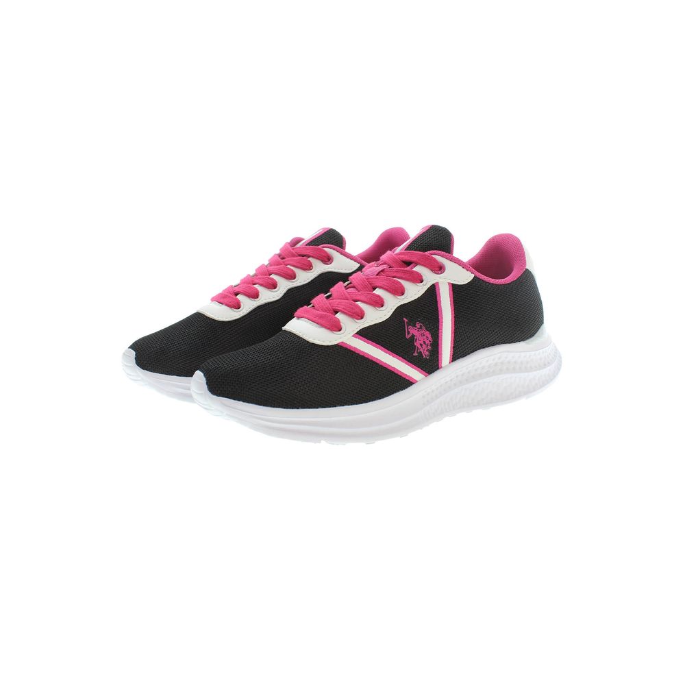U.S. POLO ASSN. Black Polyester Women Sneaker - Luxe Nova