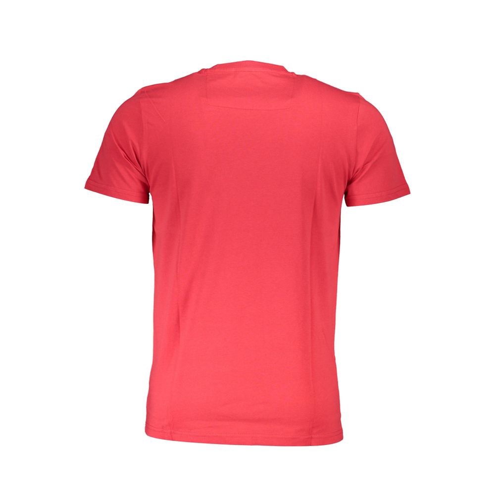 Cavalli Class Rosso Cotton Mens T-Shirt - Luxe Nova
