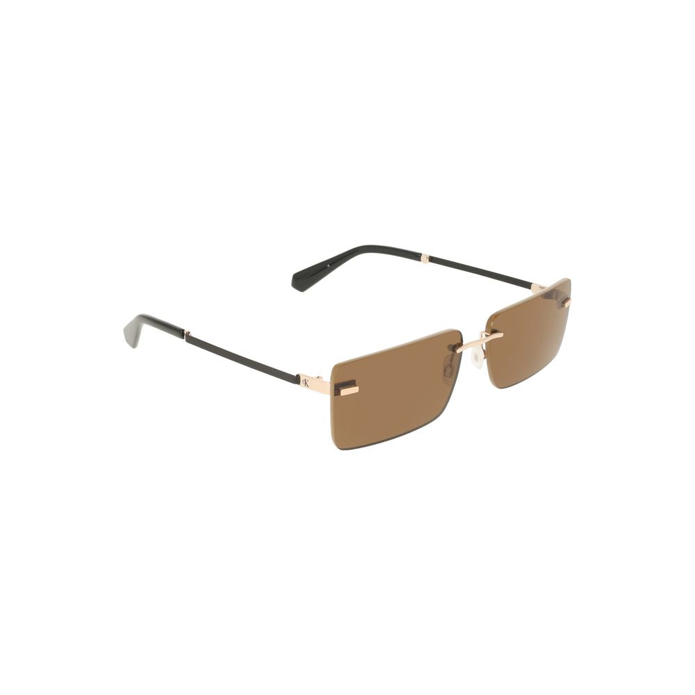 Calvin Klein Beige Metal Women Sunglasses - Luxe Nova