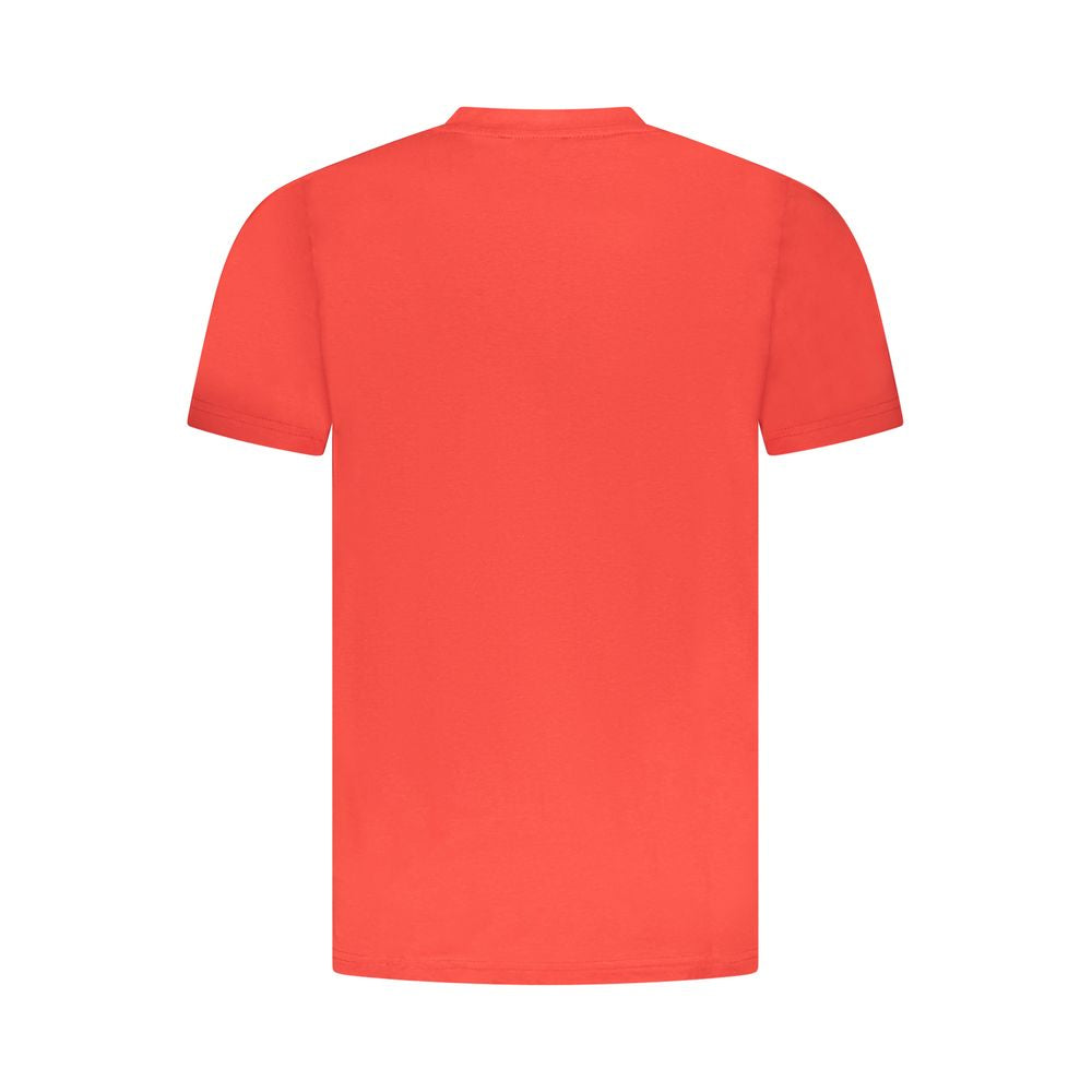 Cavalli Class Red Cotton Men T-Shirt - Luxe Nova