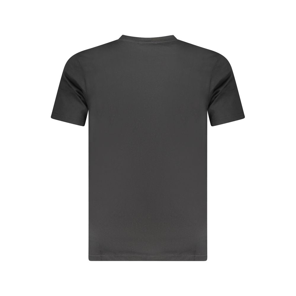 Cavalli Class Black Cotton Men T-Shirt - Luxe Nova