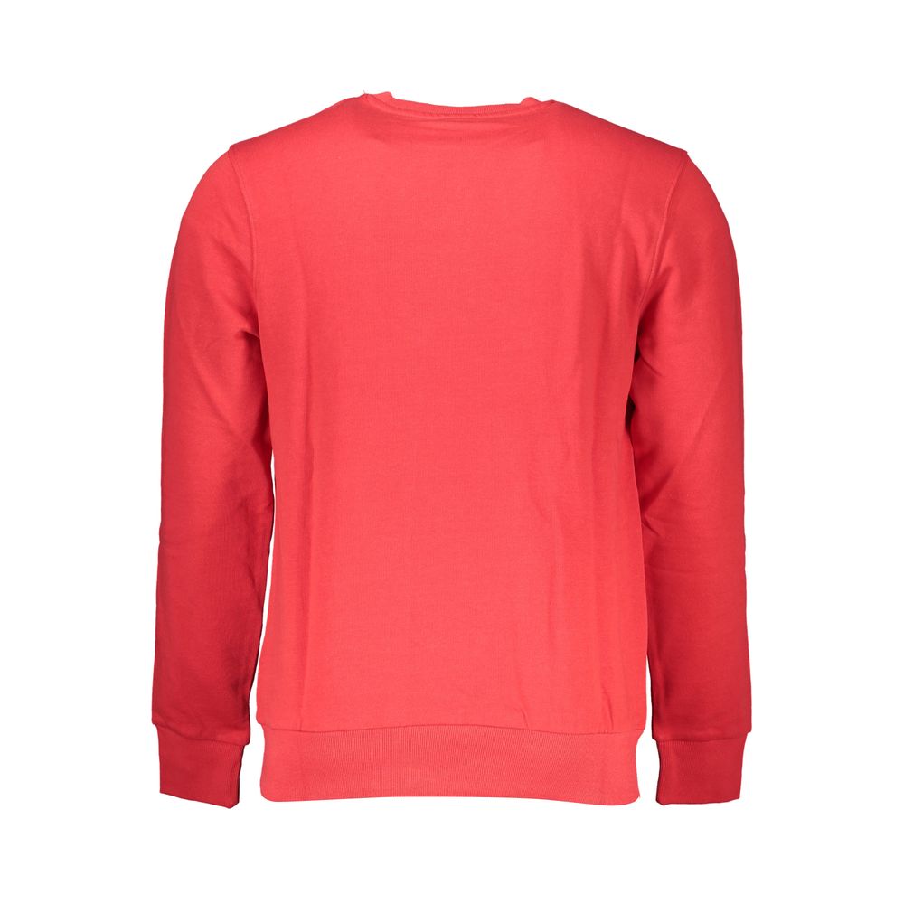 North Sails Red Cotton Men Sweater - Luxe Nova