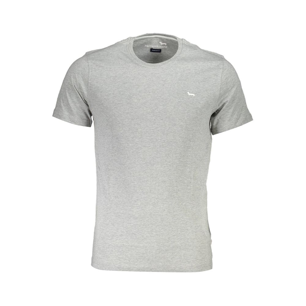 Harmont & Blaine Brown Cotton Men T-Shirt - Luxe Nova