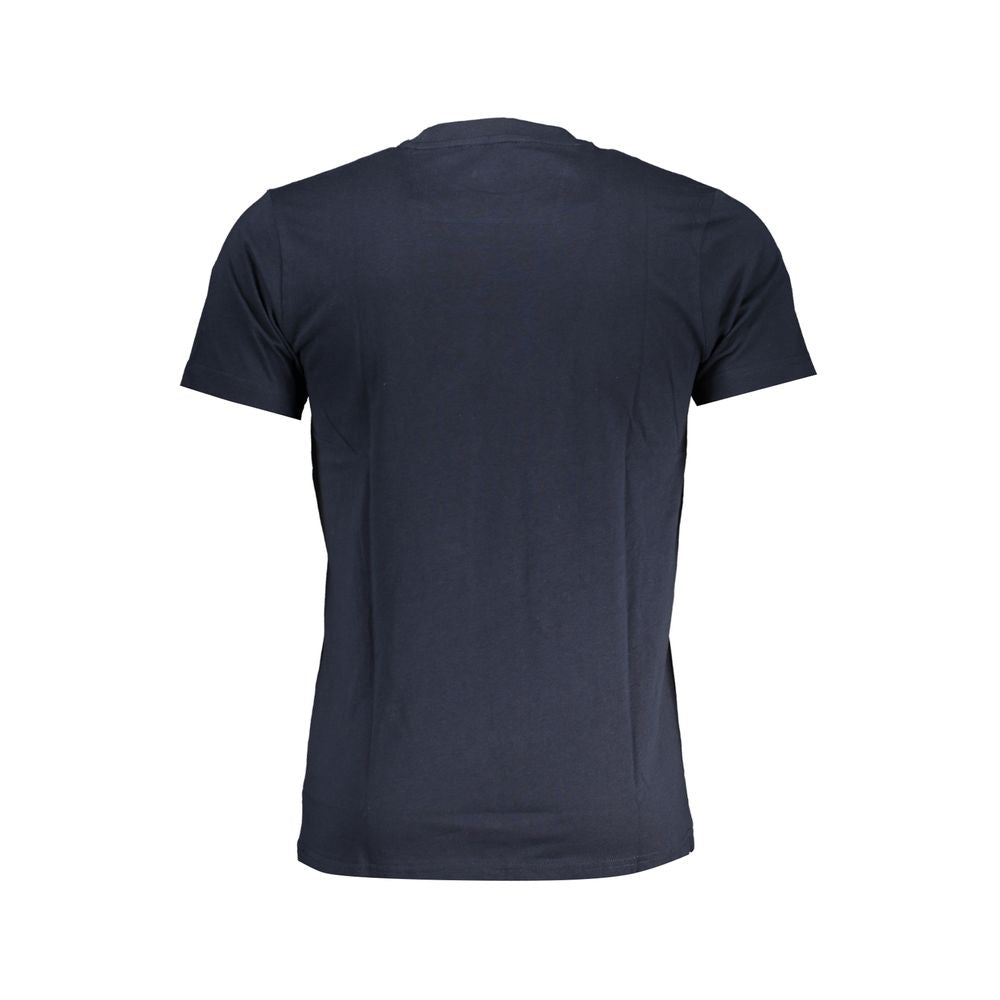 Cavalli Class Blu Cotton Men T-Shirt - Luxe Nova